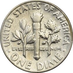 سکه 1 دایم 1965 روزولت - AU58 - آمریکا