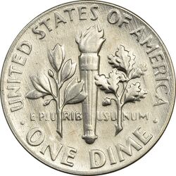 سکه 1 دایم 1975D روزولت - MS63 - آمریکا