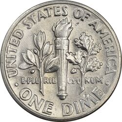 سکه 1 دایم 1989D روزولت - MS62 - آمریکا