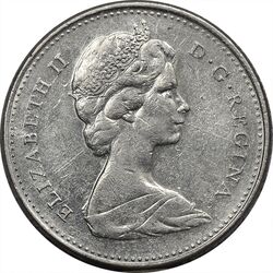 سکه 10 سنت 1969 الیزابت دوم - EF45 - کانادا