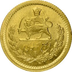 سکه طلا ربع پهلوی 1348 - MS63 - محمد رضا شاه