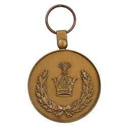 مدال برنز خدمت (دو رو تاج) - ضرب SPORRONG (با کاور فابریک) - UNC - رضا شاه