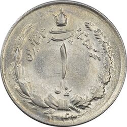 سکه 1 ریال 1342 - MS61 - محمد رضا شاه