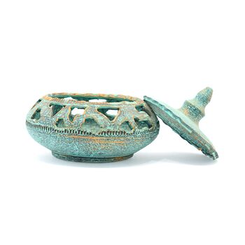 جا شکلاتی سفالی پتینه مشبک Patina Pottery candy bowl