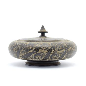 جا شکلاتی (شکلات خوری) سنگی با طرح طاووس Stone candy bowl