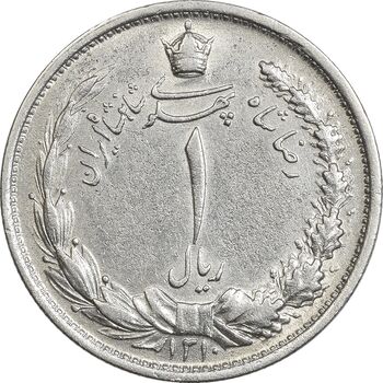 سکه 1 ریال 1310 - EF40 - رضا شاه