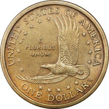 سکه یک دلار 2000P ساکاگاوا (دختر سرخپوست) - AU58 - آمریکا