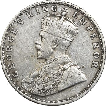 سکه 1 روپیه 1919 جرج پنجم - EF40 - هند