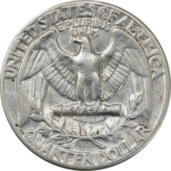 سکه کوارتر دلار 1957 واشنگتن - EF45 - آمریکا