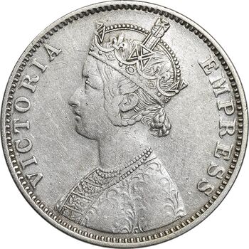 سکه 1 روپیه 1900 ویکتوریا - EF40 - هند