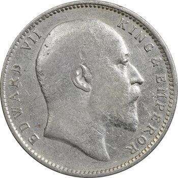 سکه 1 روپیه 1905 ادوارد هفتم - EF40 - هند