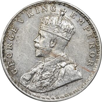 سکه 1 روپیه 1913 جرج پنجم - EF45 - هند