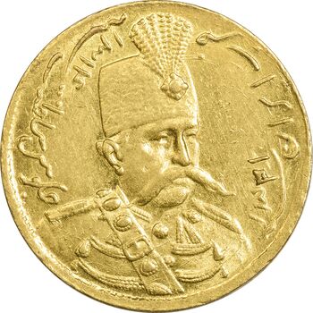 سکه طلا 1 تومان 1321 تصویری - MS61 - مظفرالدین شاه