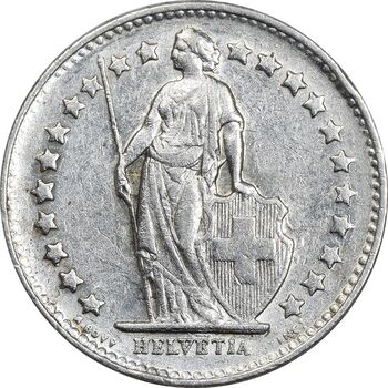 سکه 1/2 فرانک 1945 دولت فدرال - EF40 - سوئیس