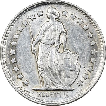 سکه 1/2 فرانک 1948 دولت فدرال - AU58 - سوئیس