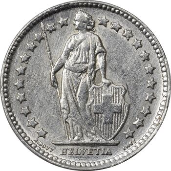 سکه 1/2 فرانک 1952 دولت فدرال - AU50 - سوئیس