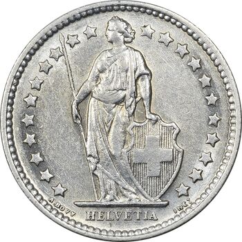 سکه 1/2 فرانک 1957 دولت فدرال - AU55 - سوئیس