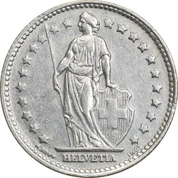 سکه 1 فرانک 1945 دولت فدرال - EF40 - سوئیس