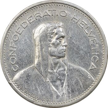 سکه 5 فرانک 1935 دولت فدرال - EF45 - سوئیس