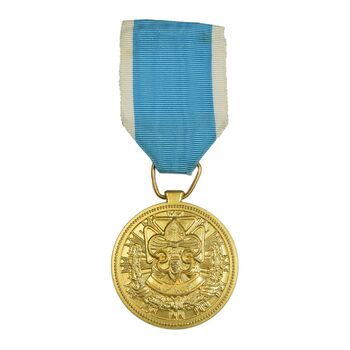 مدال پیش آهنگی (آماده باش) درجه 1 - AU - محمد رضا شاه