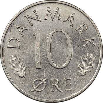 سکه 10 اوره 1973 مارگرته دوم - MS61 - دانمارک
