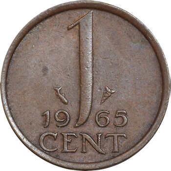 سکه 1 سنت 1965 یولیانا - EF45 - هلند