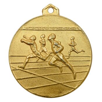 مدال آویز ورزشی دو صدمتر (طلایی) - AU - محمد رضا شاه