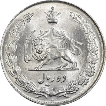 سکه 10 ریال 1338 - MS63 - محمد رضا شاه