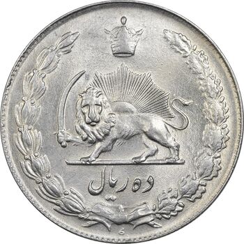 سکه 10 ریال 1340 - MS62 - محمد رضا شاه