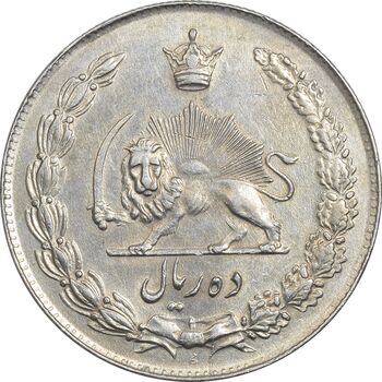 سکه 10 ریال 1343 (ضخیم) - EF45 - محمد رضا شاه