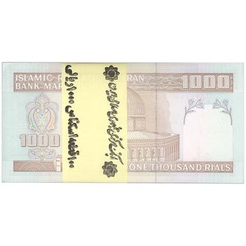 بسته اسکناس 1000 ریال (جعفری - شیبانی) - UNC - جمهوری اسلامی