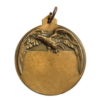 مدال آویز ورزشی دو میدانی (مدارس) برنز - AU - محمد رضا شاه