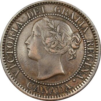 سکه 1 سنت 1859 ویکتوریا - EF40 - کانادا