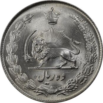 سکه 10 ریال 1338 - MS65 - محمد رضا شاه