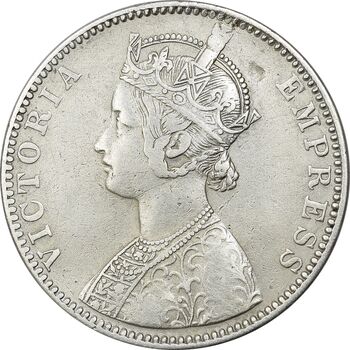 سکه 1 روپیه 1890 ویکتوریا - EF40 - هند