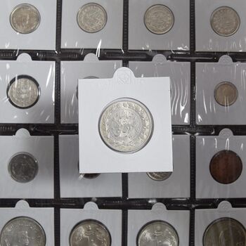سکه 2000 دینار 1305 خطی - MS62 - رضا شاه