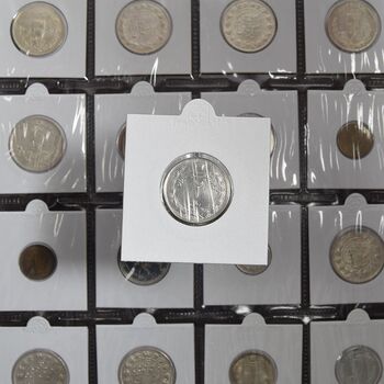 سکه 2 ریال 1354 (دو ضرب دو تاریخ) - EF45 - محمد رضا شاه