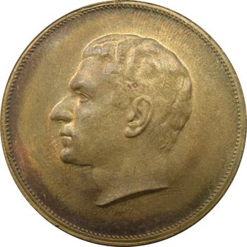 مدال برنز بیست و پنجمین سال سلطنت 1344 - MS64 - محمدرضا شاه