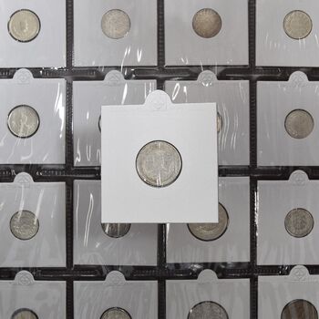 سکه 500 دینار 1323 تصویری - MS63 - مظفرالدین شاه