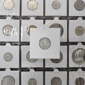 سکه 500 دینار 1331 تصویری - MS61 - احمد شاه