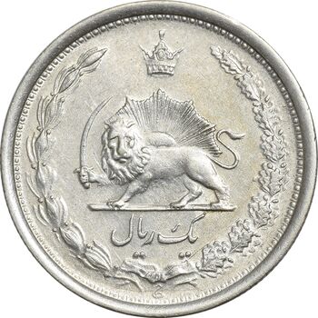 سکه 1 ریال 1310 - AU58 - رضا شاه
