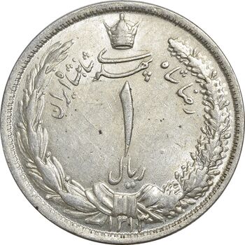 سکه 1 ریال 1313 - MS62 - رضا شاه