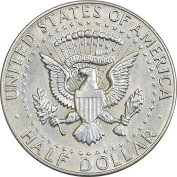 سکه نیم دلار 1964 کندی - AU50 - آمریکا