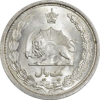 سکه 1 ریال 1313 - MS65 - رضا شاه