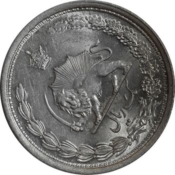 سکه 1 ریال 1313 (چرخش 85 درجه) - MS63 - رضا شاه
