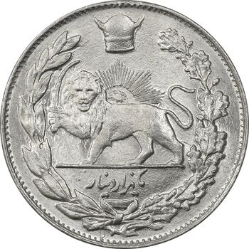 سکه 1000 دینار 1308 تصویری - MS63 - رضا شاه