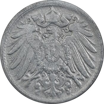 سکه 10 فینیگ 1917 ویلهلم دوم - EF40 - آلمان