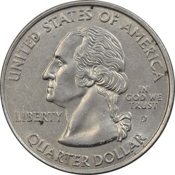 سکه کوارتر دلار 2004D ایالتی (ویسکانسین) - MS61 - آمریکا