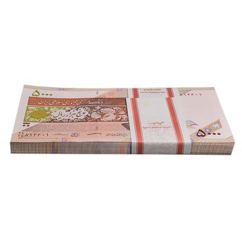 بسته اسکناس 5000 ریال امام (کرباسیان - سیف) - UNC - جمهوری اسلامی