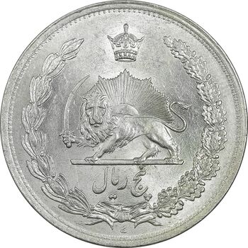 سکه 5 ریال 1312 - MS63 - رضا شاه